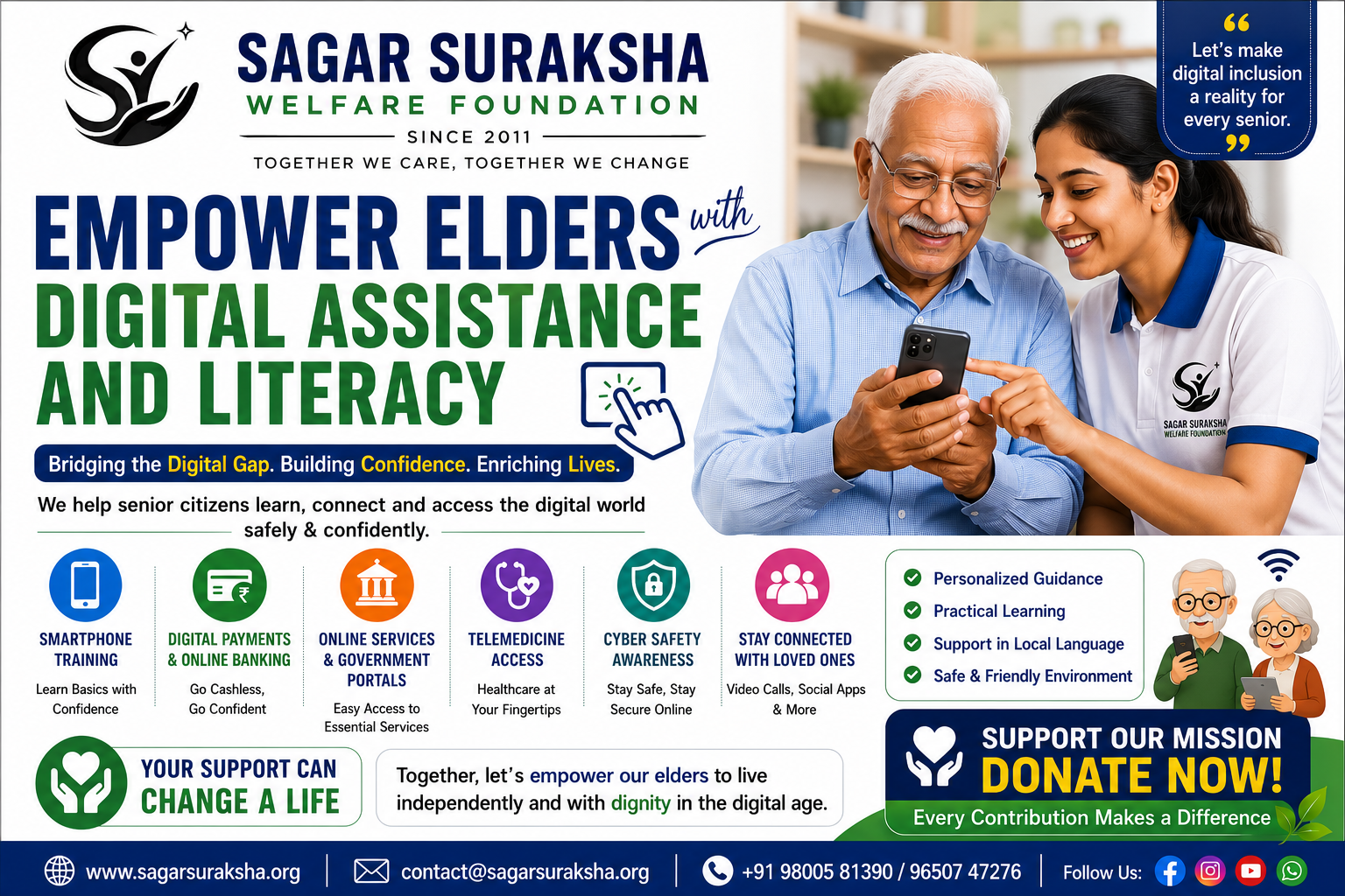 Empower Elders with Digital Assistance and Literacy Empower Elders with Digital Assistance and Literacy - Image 1